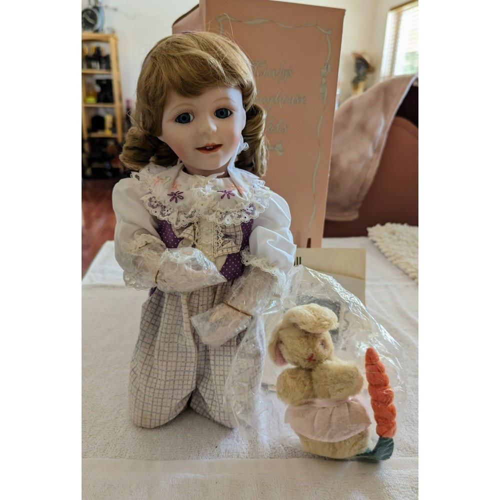NIB  Ashton Drake Galleries Cindy's Playhouse Pals Shelly Porcelain Doll